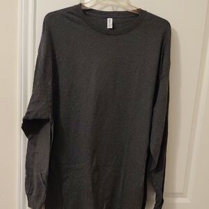 Jerzees Charcoal Long Sleeve Tee